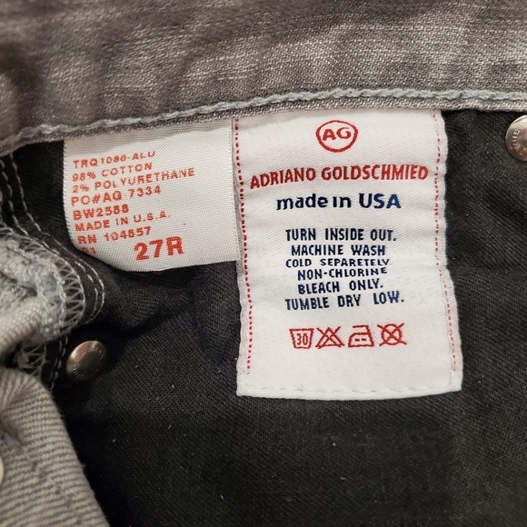 Adriano Goldschmith The Casablanca Grey Jeans - Picture 3 of 5